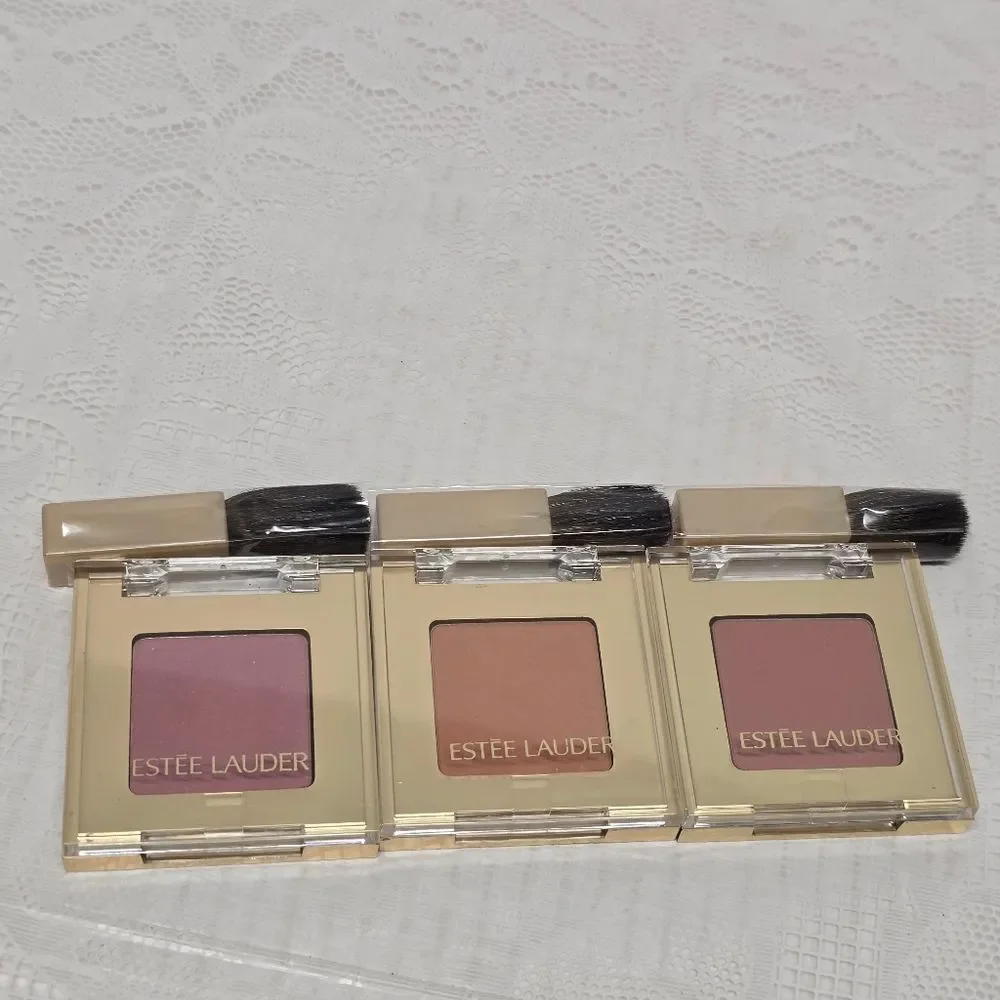 Set ESTEE LAUDER Blush All Day Travel Size Discontinued Plum Cinnamon Mocha Rose